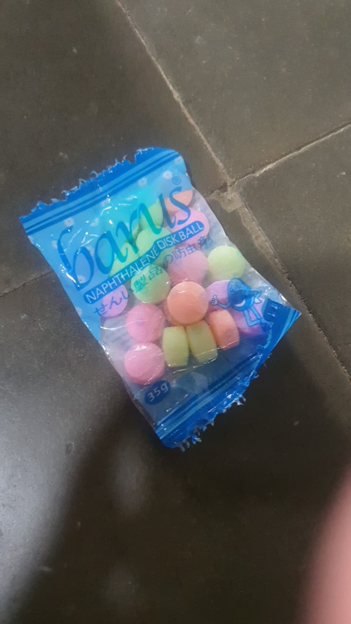 Kamper Bola Warna Wangi - Kamper Barus Sachet 35gr