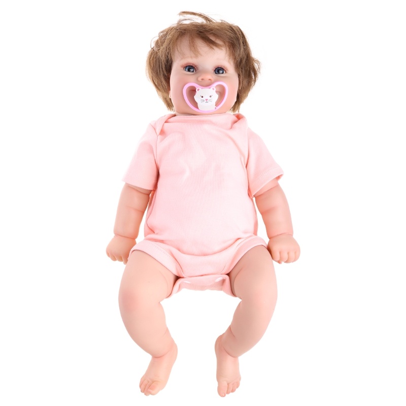 Mary Preschool Real Life Pink Dolls Soft Body Baby for Doll Silikon Realistis Reborn Baby Untuk Boneka 20inci Baby for Do