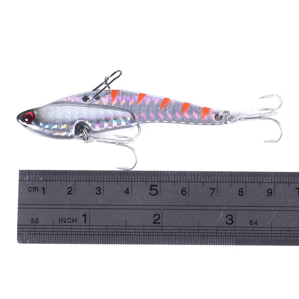 HENGJIA 1PCS Vibrating Fishing Lures 7.5cm 21g Fishing Bait Hot Sale Metal VIB Lures Fishing Vibe