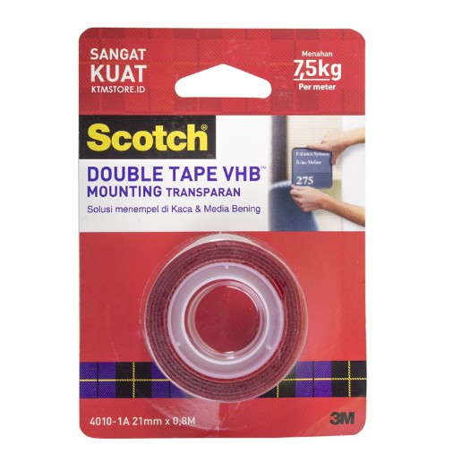

3M SCOTCH MOUNTING TRANSPARAN DOUBLE TAPE