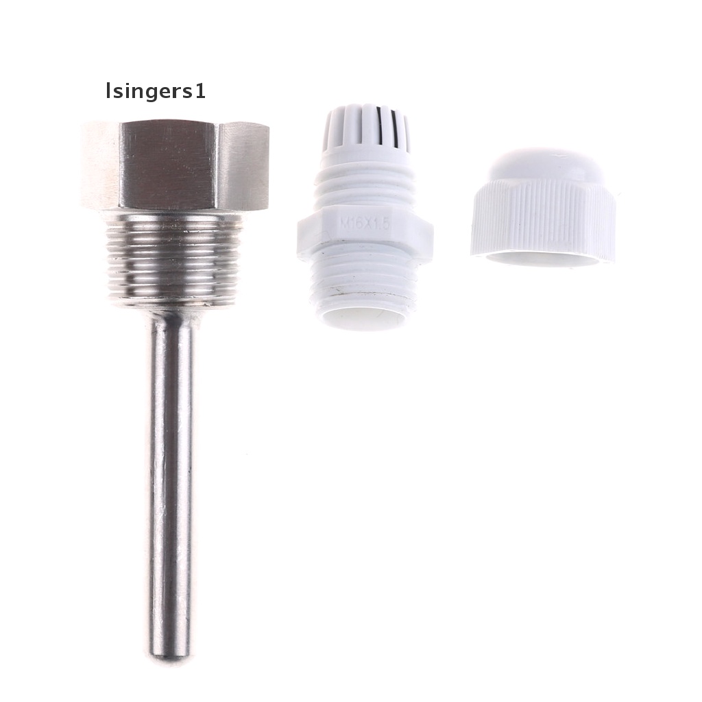 (lsingers1) Thermowell NPT Thread 1 / 2 &quot;Bahan Stainless Steel Untuk Sensor Suhu