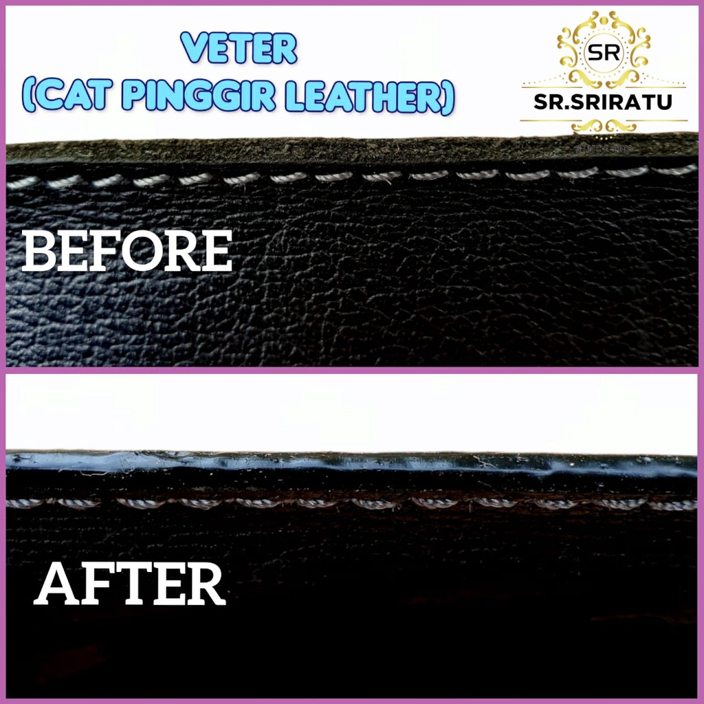 VETHER-CAT PINGGIRAN KULIT-CAT TEPIAN KULIT-LEATHER EDGE PAINT