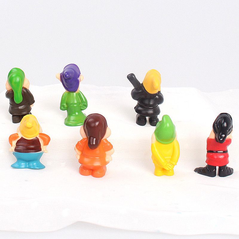 8pcs Snow White and the Seven Dwarfs Figures 8pcs/Set Miniatures Kids Fans Gift Toys