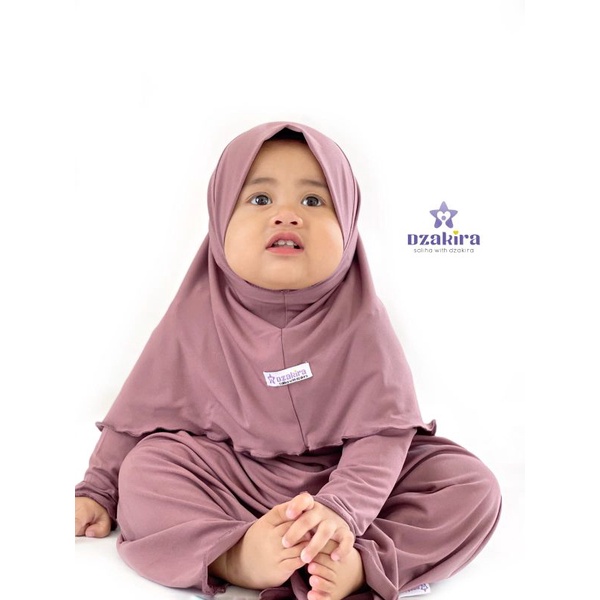 GAMIS BAYI KIA by DZAKIRA 0-2thn PLUM