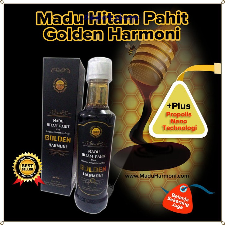 

Madu Hitam Pahit GOLDEN Harmoni / Bukan ar rahmah / Ratu Lebah - mj295