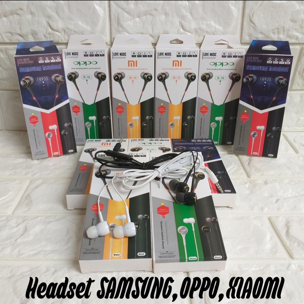 Headset Samsung / Oppo / Xiaomi | Headset Oppo / Headset Xiaomi / Headset Samsung