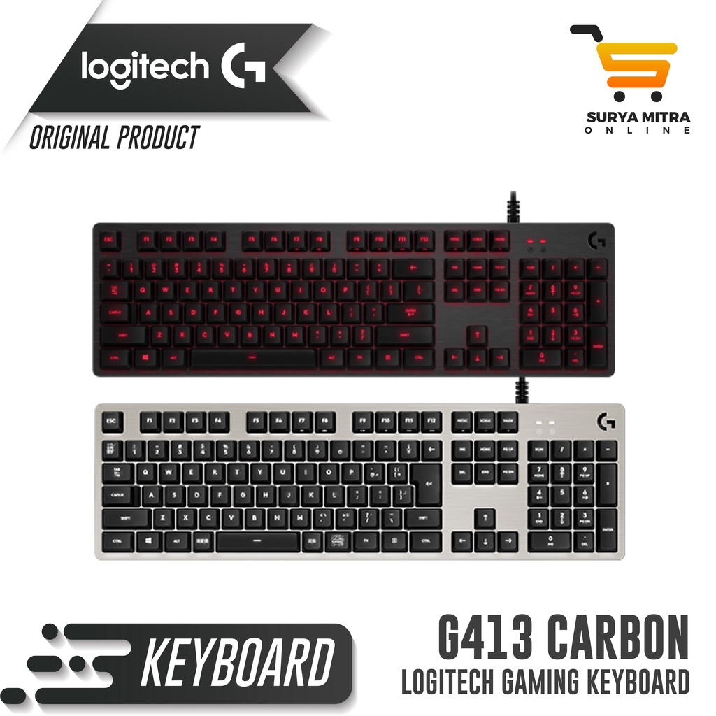 Keyboard Gaming Logitech G413 Carbon Mechanical