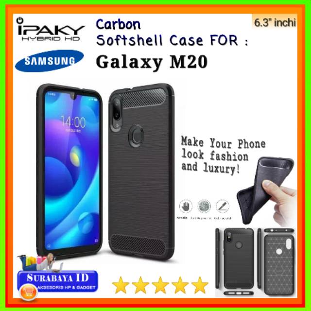 Casing Case Samsung Galaxy M20 (6.3"inchi) | SoftCase iPaky Samsung Galaxy M20