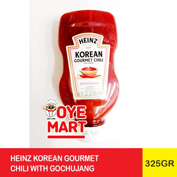 HEINZ KOREAN GOURMET CHILI WITH GOCHUJANG 325GR / SAUS SAMBAL