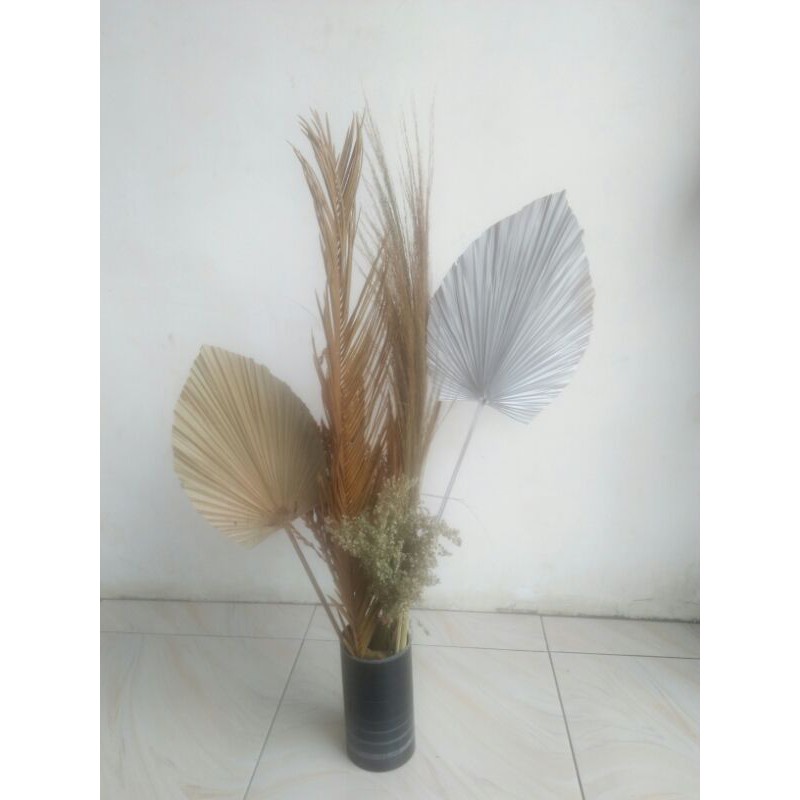Paket Hemat Daun Kering/Sikas/Pampas
