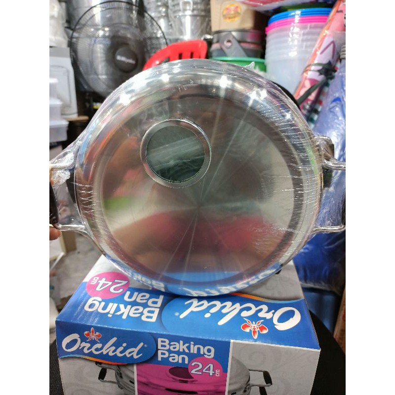 ORCHID - Baking Pan No 24 ( 6 Telor ) / Panci Langseng Kukus Kue Bolu / Baking Pan Orchid