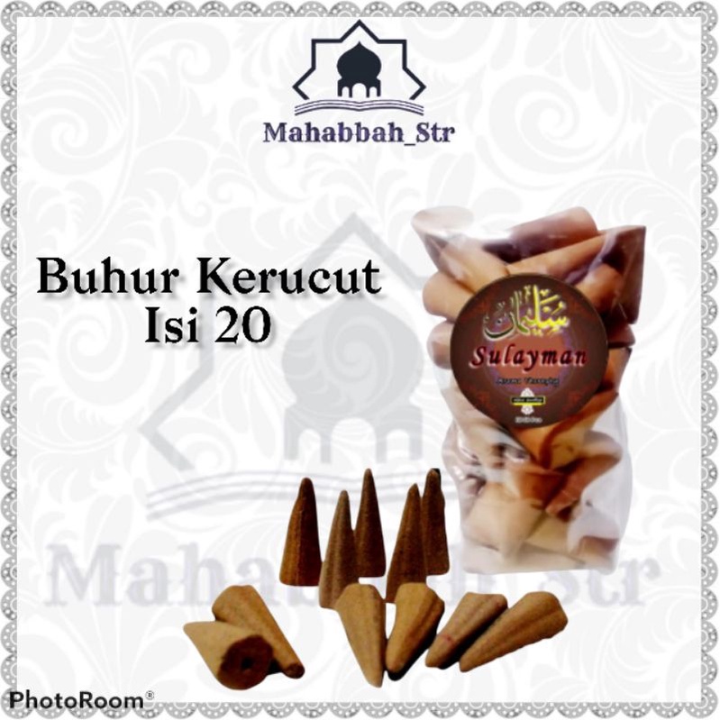 Buhur Sulaiman Buhur Kerucut Pengharum Ruangan Bukhur Bakhor Dupa