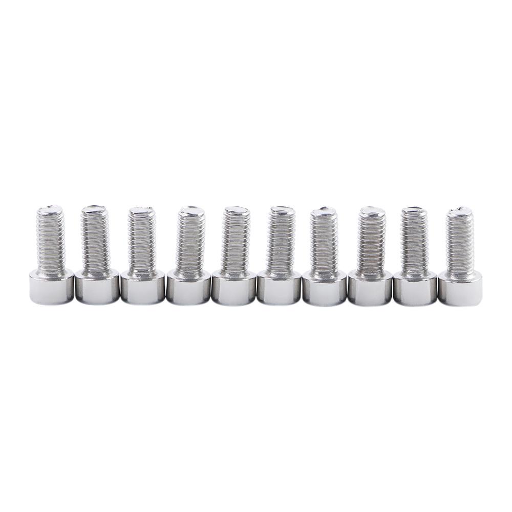Lanfy Sekrup Sepeda Bersepeda Part Sepeda Bagian Baut Kandang Botol Air Stainless Steel M5*12 Sekrup Kandang Botol Sepeda Gunung