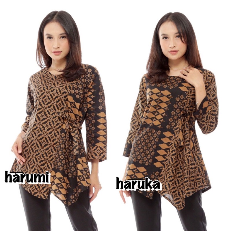 Blouse Batik Kerja Kantor Wanita Murah Batik Pekalongan Premium Cantik Modern
