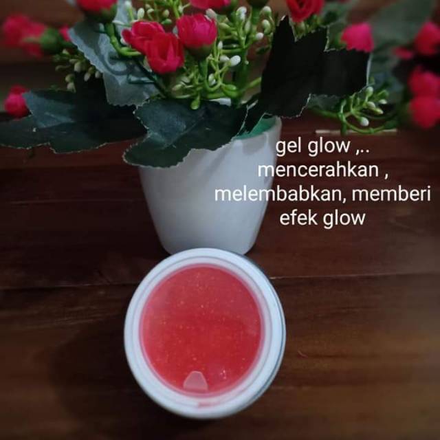 

Gel glowing,..