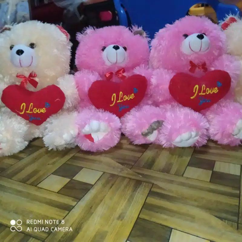 boneka panda lucu love