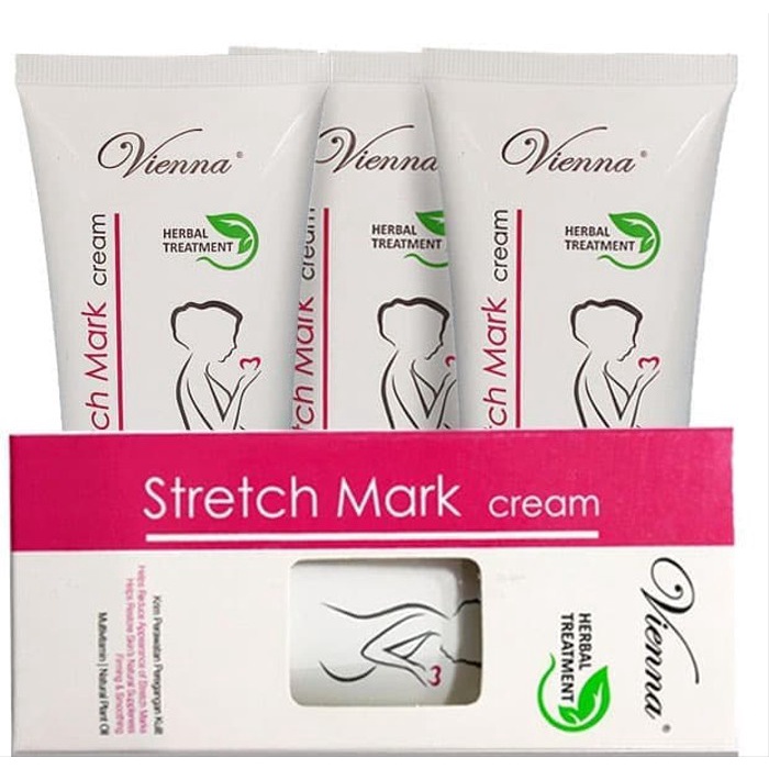 Cream Krim Crim Penghilang Selulit Bekas Luka Sesar VIENNA STRETCH MARK CREAM KRIM PERAWATAN KULIT KECANTIKAN PERAWATAN TUBUH WANITA  ORIGINAL BPOM