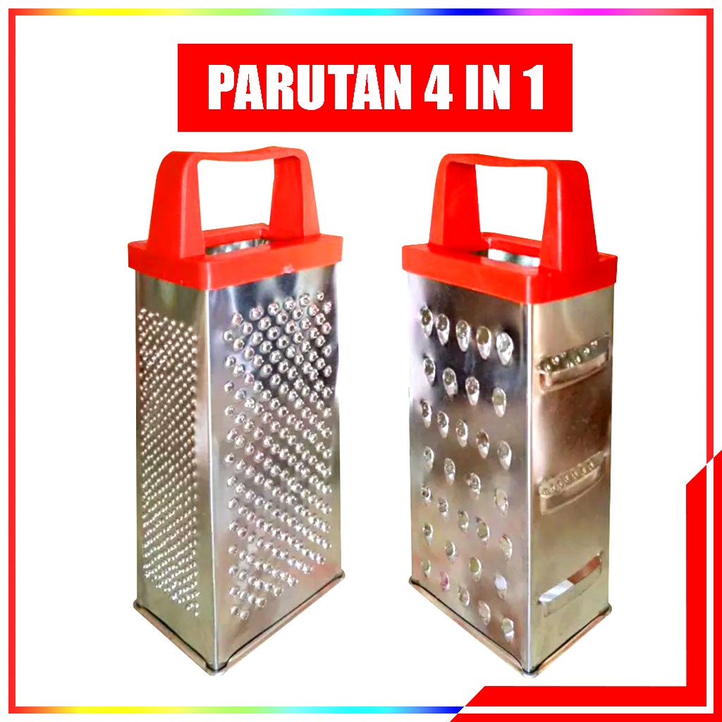 Parutan Serbaguna 4in1 / Parutan Keju Buah Sayur Multifungsi / Parutan Menara Serbaguna / Parutan Menara / Parutan Keju