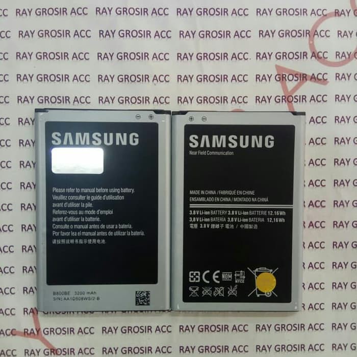 Baterai Original SAMSUNG N9000 Note3 Note 3 B800BC