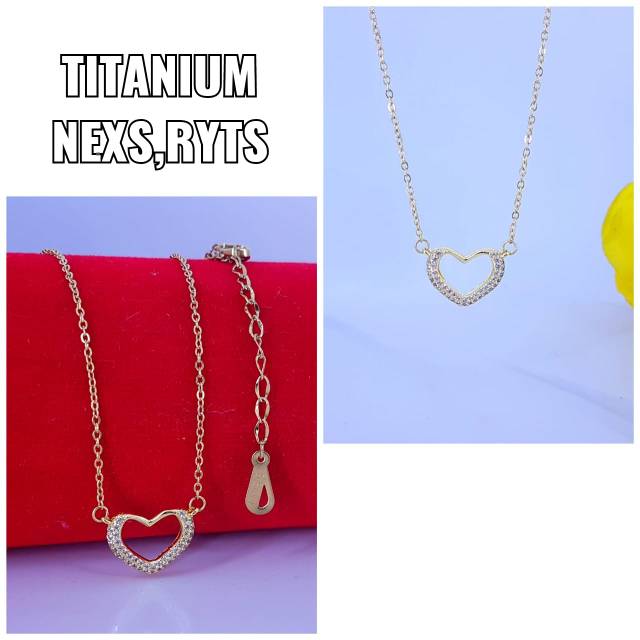 Kalung titanium,awet,tidak luntur