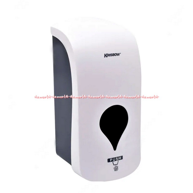 Krisbow Soap Dispenser 1L Tempat Sabun Cair Nempel Di Dinding Tembok 1Litter Tempat Sabun Cair Model Tekan Press Push