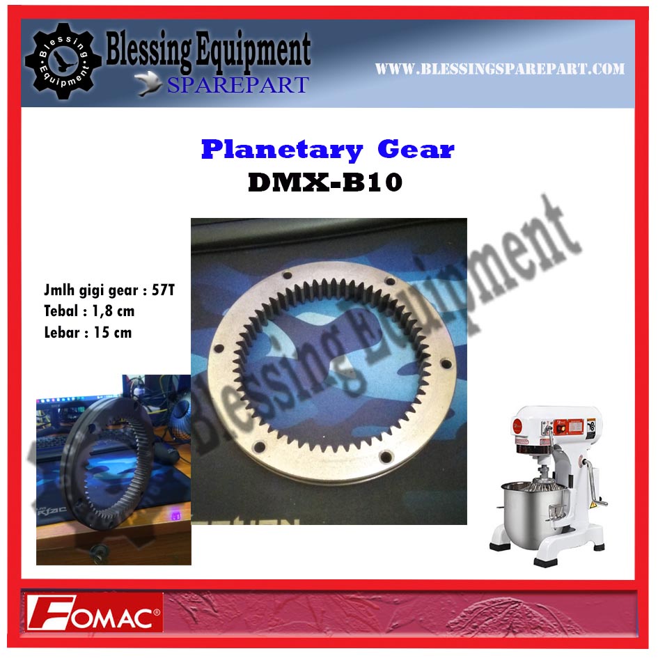 DMX-B10 Sparepart Planeatry Gear Mixer B10 Fomac