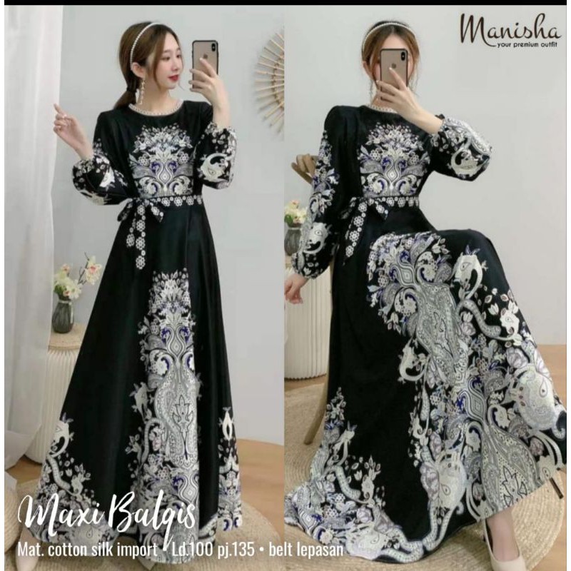 Gamis Maxy Balqis premiumbori by manisha