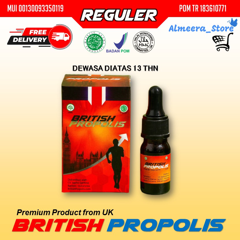 

British Propolis Suplemen Kesehatan Meningkatkan Sistem Imun Tubuh Untuk Dewasa Dan Anak-Anak