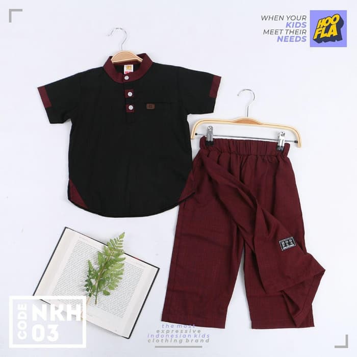 Setelan Baju Koko Sarung Celana Anak Laki Laki Umur 1 2 3 4 5 6 7 8 9 10 Tahun Model Terbaru