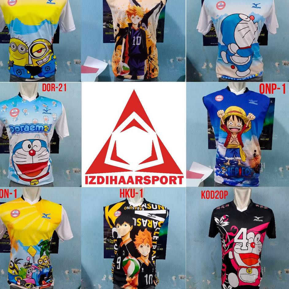 Barang Super Keren Jersey Voli Kartun Kaos Voly Anime Baju Voli Printing Shopee Indonesia