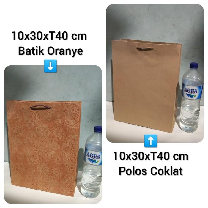 

Tas Kertas Besar Paper Bag Jumbo 30X40 Polos Batik 065