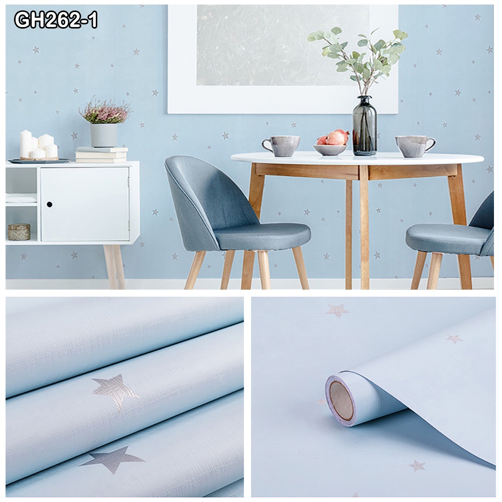 Wallpaper 3d Wallpaper Dinding Wallpaper Ruang Tamu Kamar Tidur Aesthetic Wallpaper Stiker 3d All Motif 45Cm X 10M Mtw-GH262-1