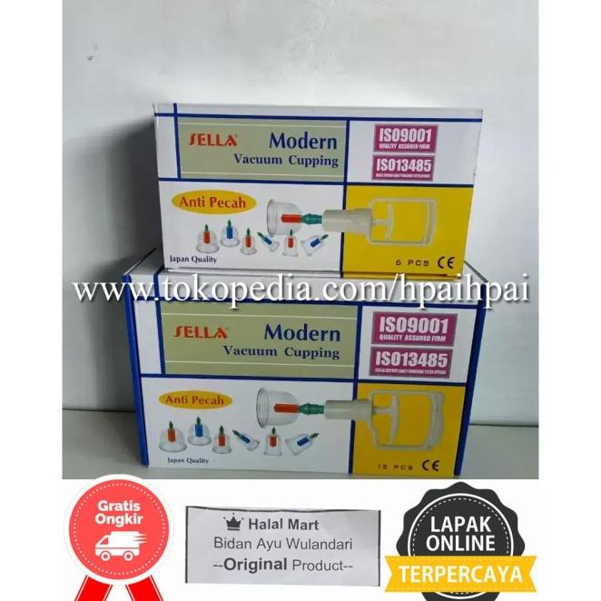 Alat Bekam Isi 12 Sella Modern/ Kop Bekam Isi 12 Sella Murah