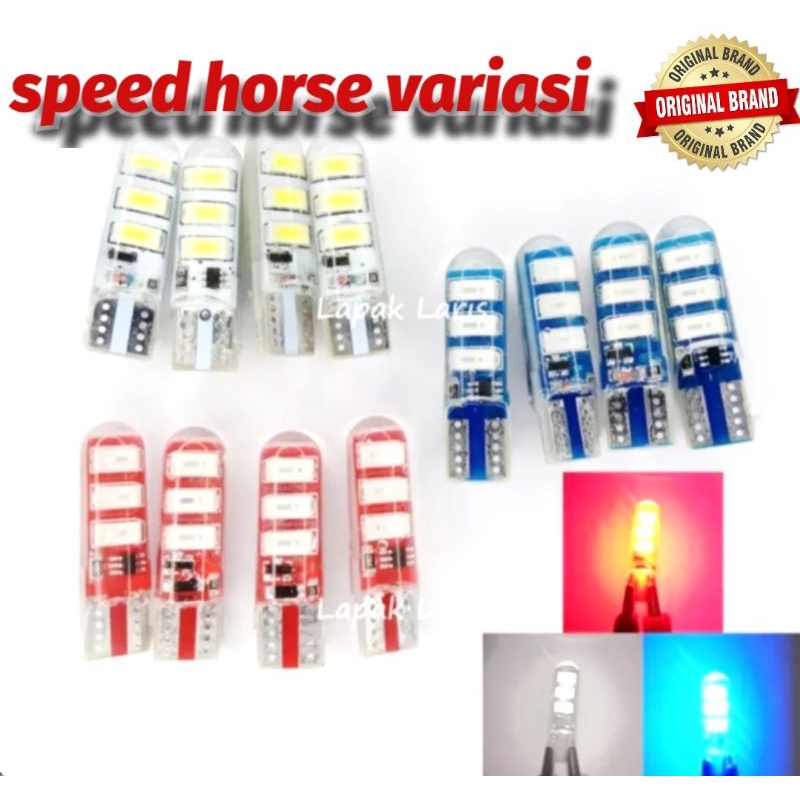 Harga 4pcs Lampu Senjelly Kedip Flash Lampu Senja sein jelly kedip STROBO T10 Bohlam Sein Jelly 6mata kedip Flash