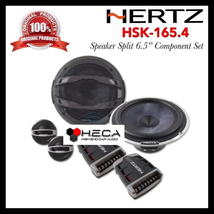 Hertz Hsk-165.4 Speaker Pintu Split 6.5 Inch Audio Mobil