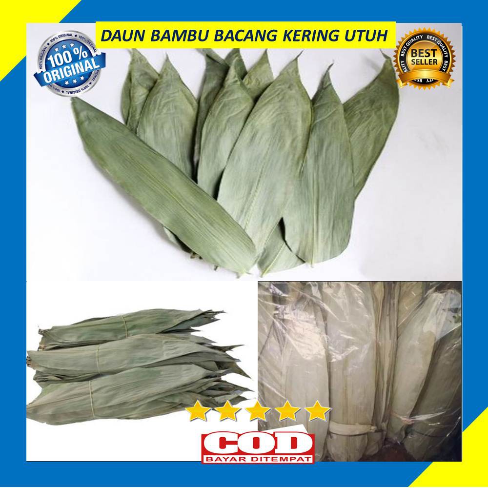 

Daun Bambu Bakcang Bacang 500 Gram Kering Utuh