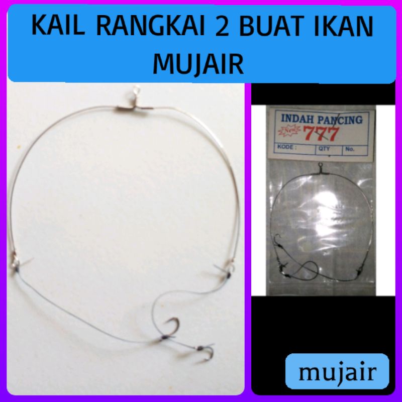 Kail Rangkai 2 Untuk Mancing Ikan Mujair