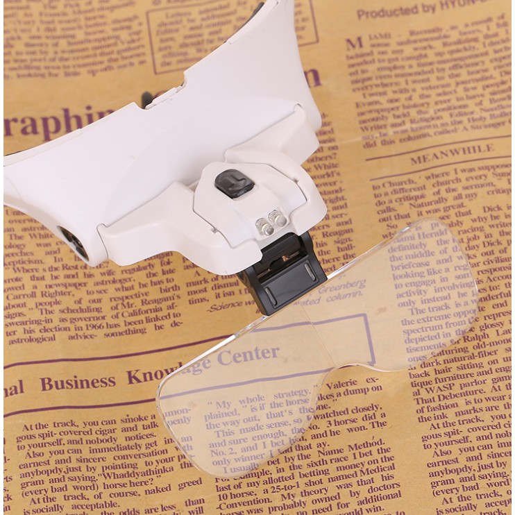 Kacamata Interchangeable Magnifier 2 LED / Kaca mata pembesar SULAM ALIS /eyeglasses bracket