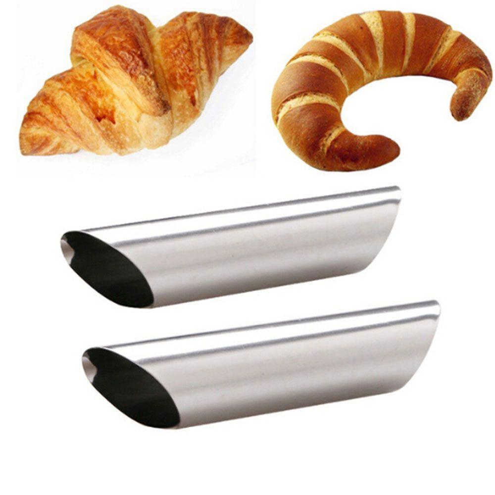 [Elegan] Bake Tabung Puff Cone Maker DIY Kue Cannoli Decor Pastry Danish Roti Dessert Stainless Steel