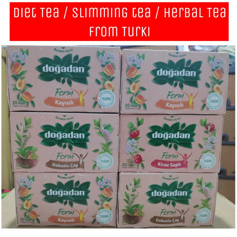 

Turkish slimming tea, teh diet turki, teh buah turki, dogadan form tea, teh herbal turki