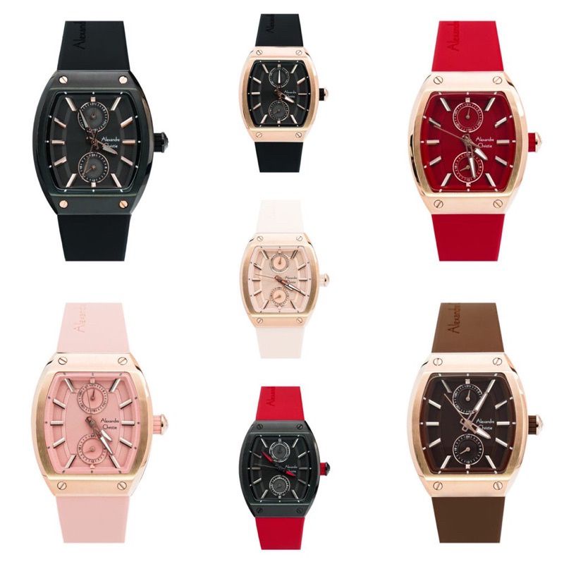 Alexandre Christie AC2944 Jam Tangan Wanita Original AC 2944 Rubber / AC 5001