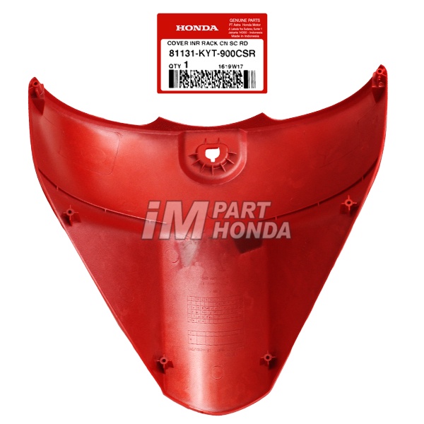 Cover Laci Honda Scoopy Warna Merah Tahun 2010