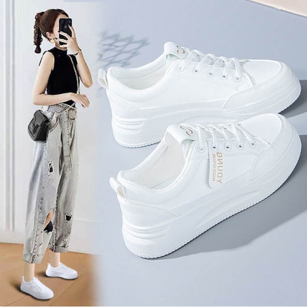 TBIG [COD] Sepatu Sekolah Sneakers Import Shoes YOUNGRUN Wanita Sepatu Korea Style Sekolah Kuliah