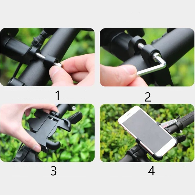 Mount Holder Hp Universal Anti Goyang Untuk Sepeda Gunung / Motor