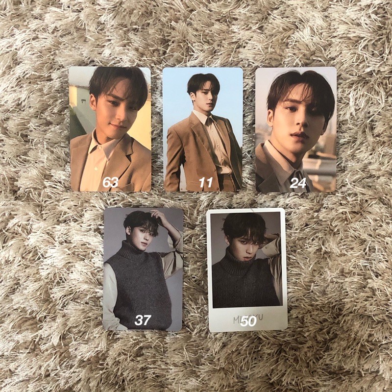 [tc/ trading card] seventeen svt incomplete mingyu 63 11 24 37 50 special tc