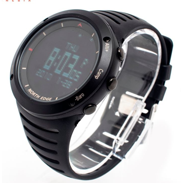 NORTH EDGE Smartwatch Altay II Smart watch Outdoor Silver Rubber