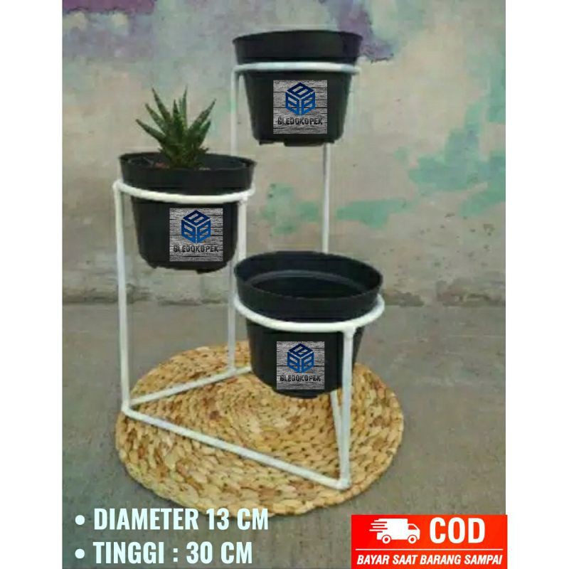 Jual Standing Pot Besi Susun Tempat Pot Bunga Rak Pot Bunga Besi Susun