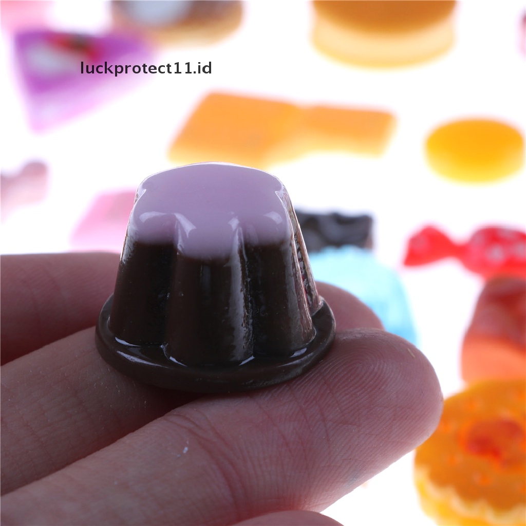 10 Pcs Miniatur Kue Bahan Resin Untuk Dekorasi Handphone 10 Pcs Miniatur Kue Bahan Resin Untuk Dekorasi Handphone DIY 10pcs Boneka Lucu