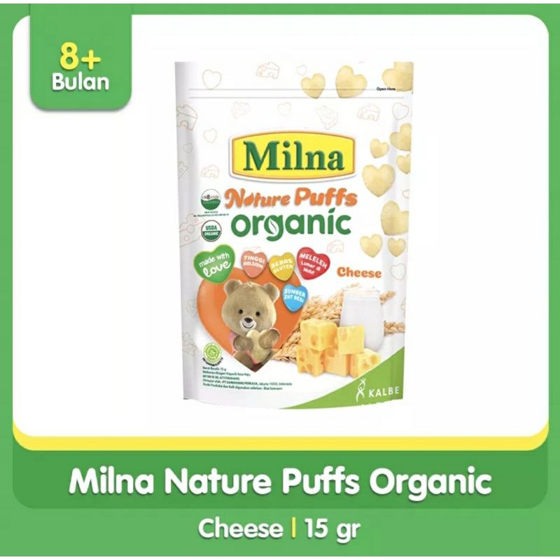 MILNA CRACKERS DAN NATURE PUFFS Cemilan Bayi 8 bulan ke atas