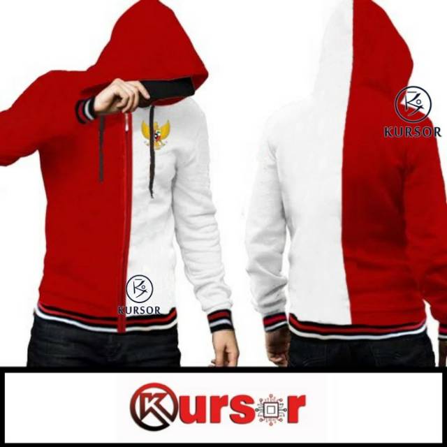 JAKET MERAH PUTIH GARUDA